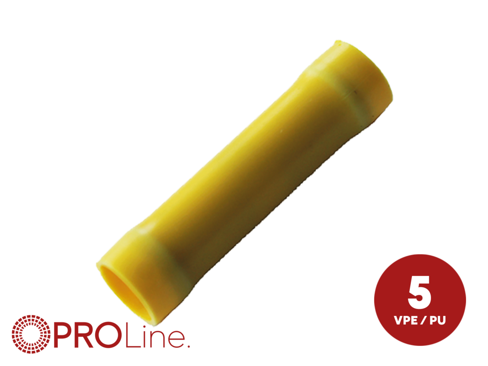 Stoßverbinder 4,0mm²-6,0 mm² gelb EE 5 Stück