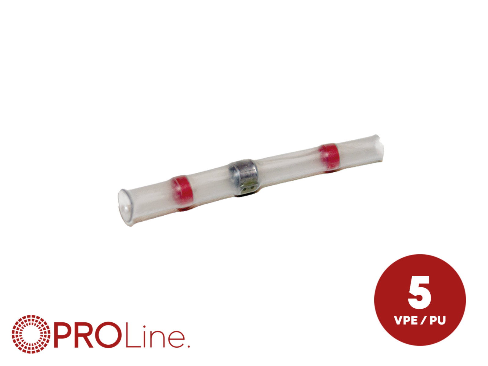 Lötverbinder 0,8mm²-2,0mm²/42mm rot 5 Stück