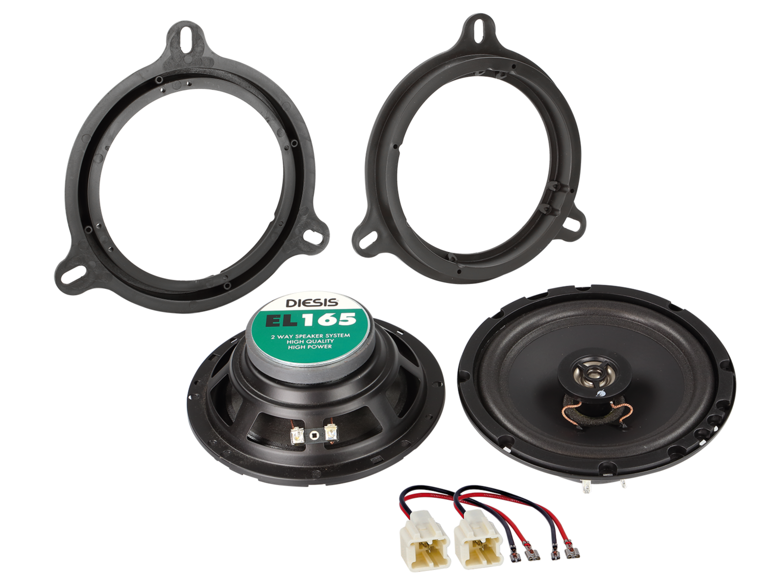 Lautsprecher Coaxial Kit Calearo Dacia/Nissan/Renault 2-Wege