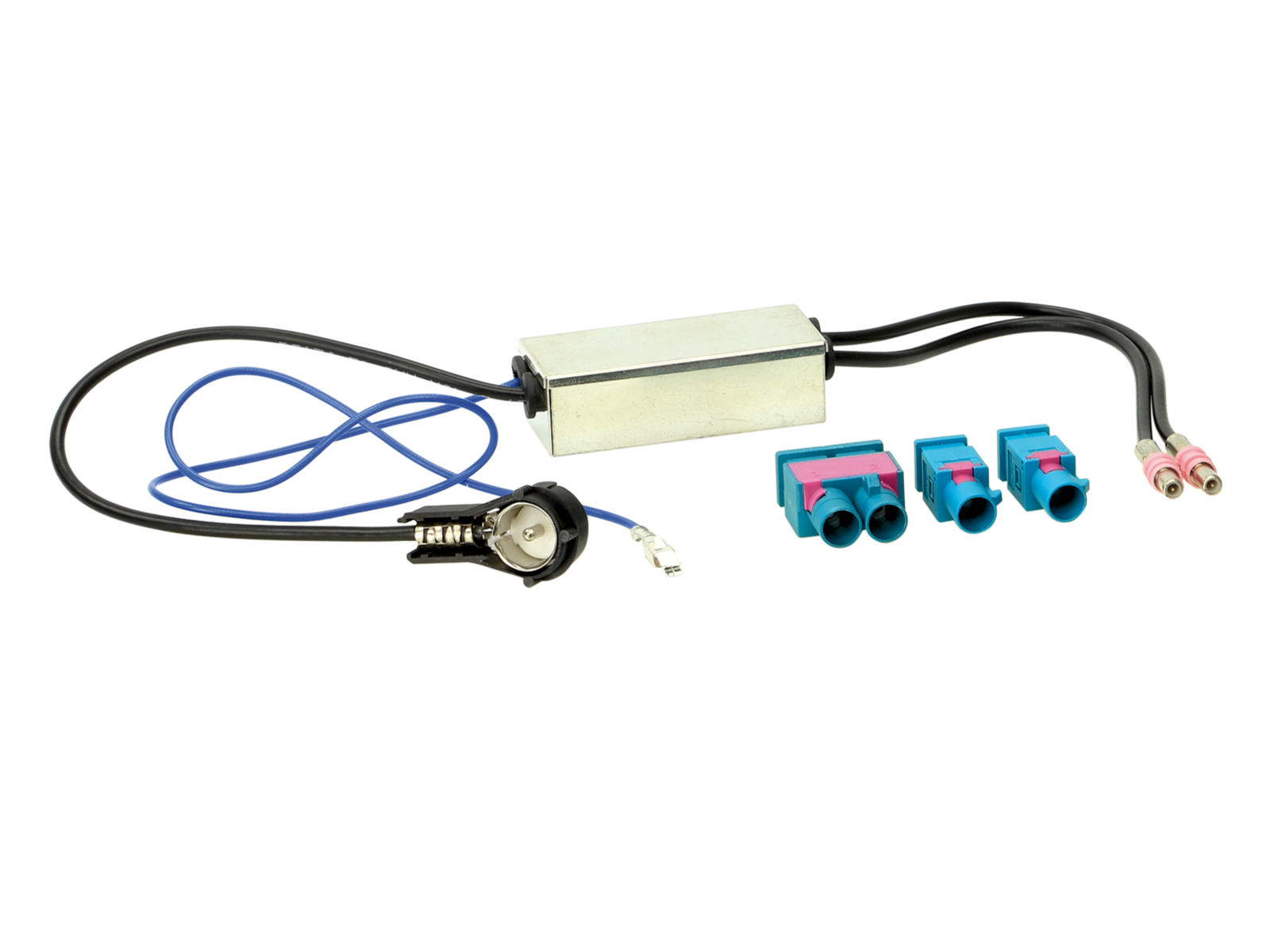 Antennenadapter Fakra(m)(Set)>ISO(m) 12V Phantom lose