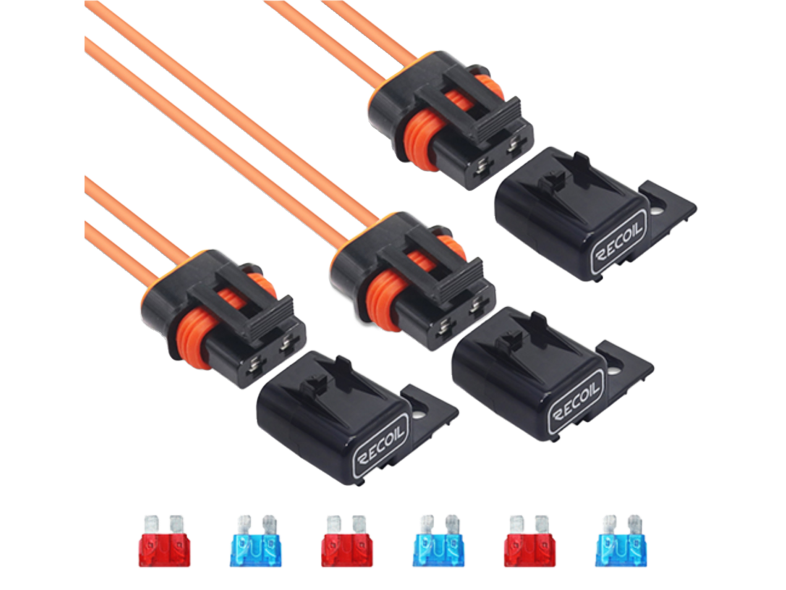 Recoil Einzel Sicherungshalter ATC/ATO 16 AWG 3 Stück