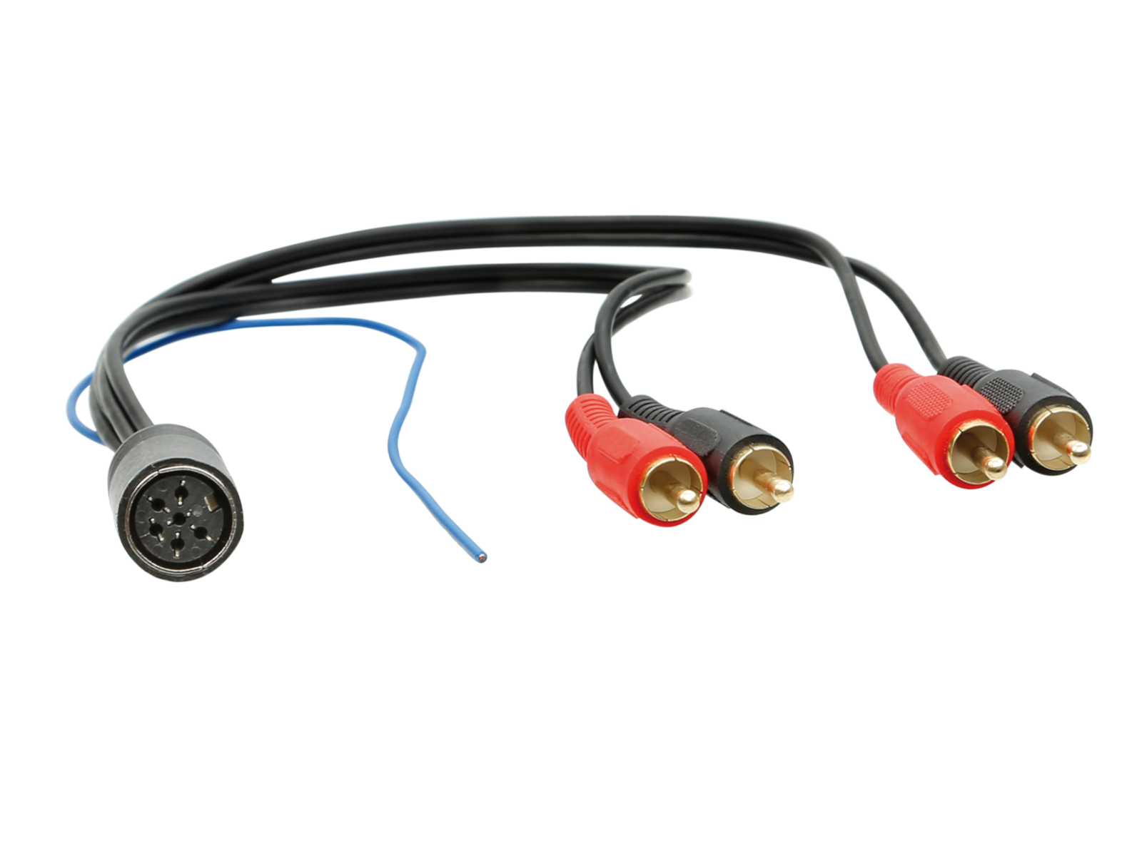 Aktivsystemadapter Volvo 6Pin DIN>Cinch lose