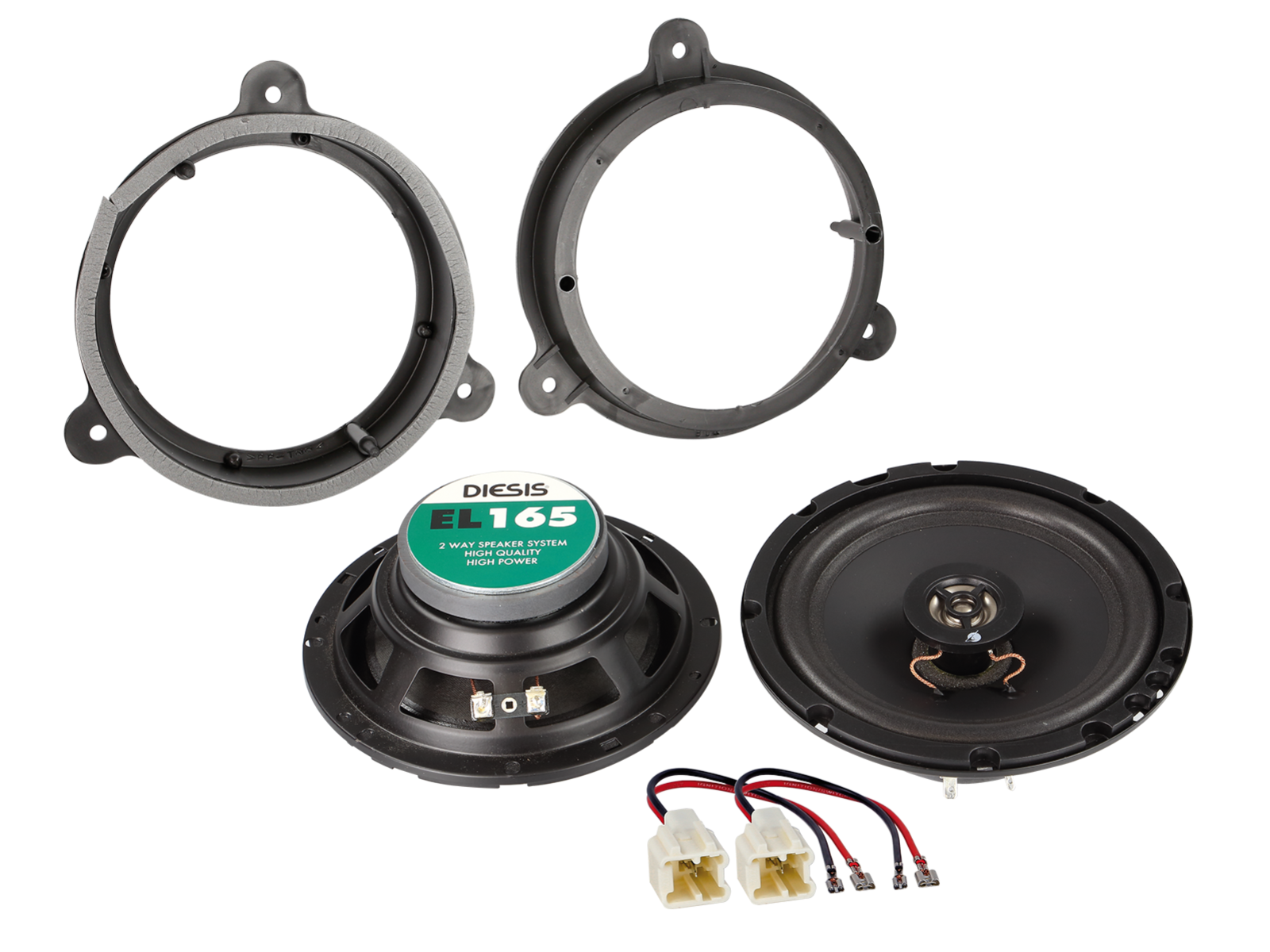 Lautsprecher Coaxial Kit Calearo Nissan/Opel/Renault 2-Wege