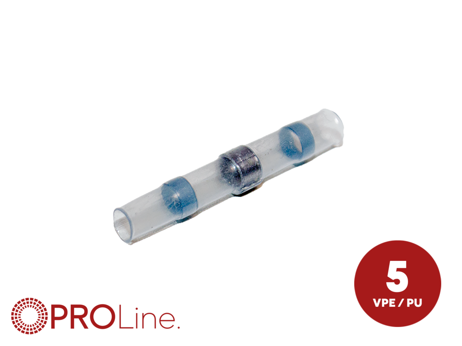 Lötverbinder 2.8mm²-4,0mm²/42mm blau 5 Stück