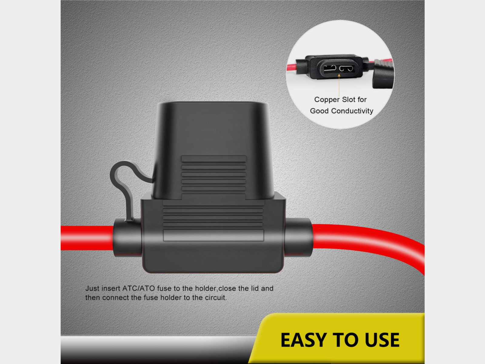 Recoil 5er-Pack ATC/ATO Inline-Sicherungshalter 10-AWG