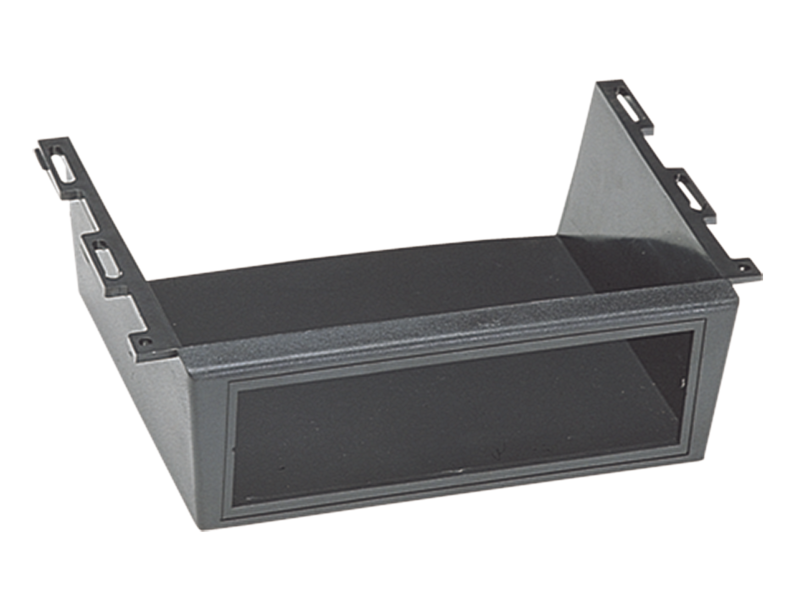 1-DIN Radioblende Universalmontage schwarz lose