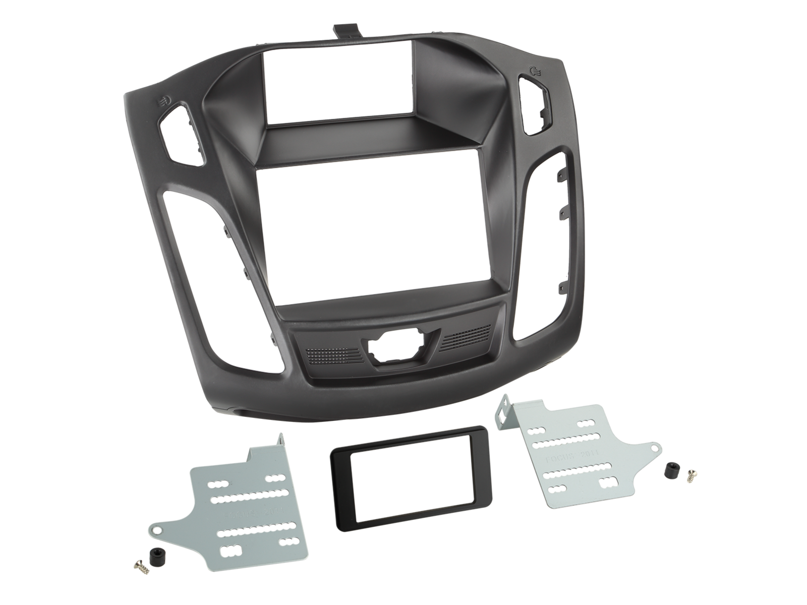 2-DIN Radioblende Ford Focus (DYB) 03/2011-09/2014 schwarz