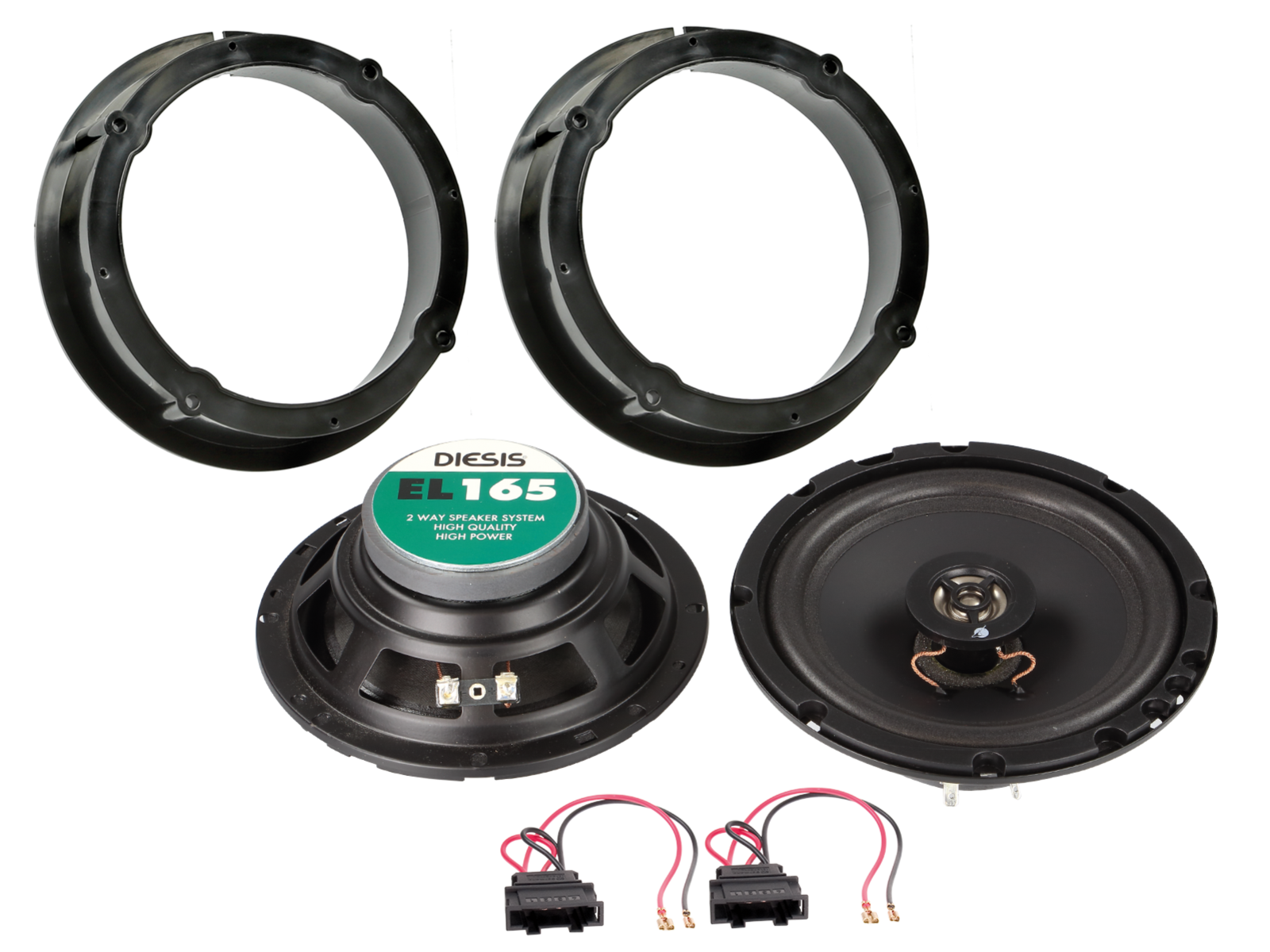 Lautsprecher Coaxial Kit Calearo Audi/Seat/Skoda/VW 2-Wege