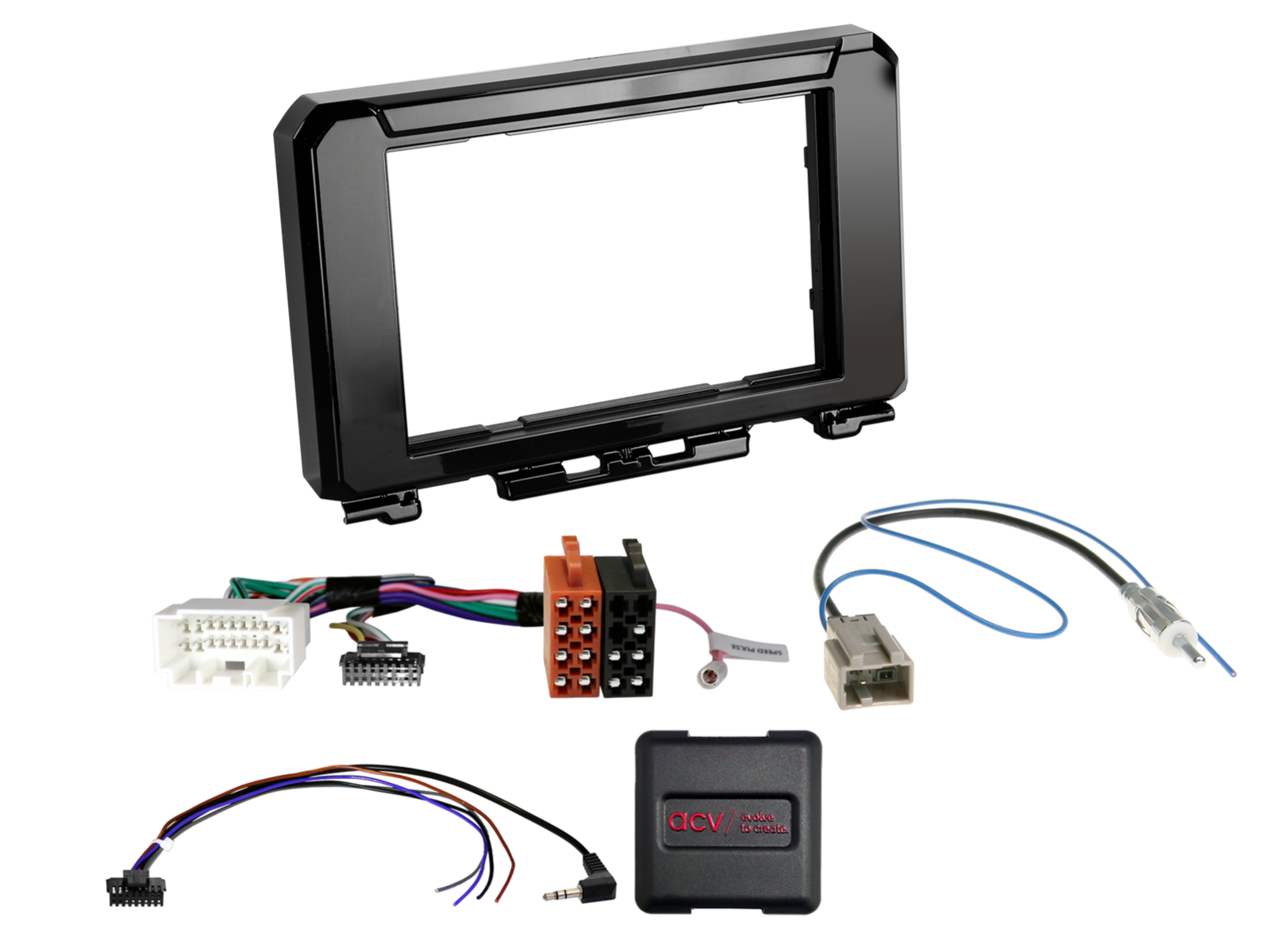 2-DIN Kit Suzuki Jimny(GJ) 2018-2024 LFB analog/Antenne