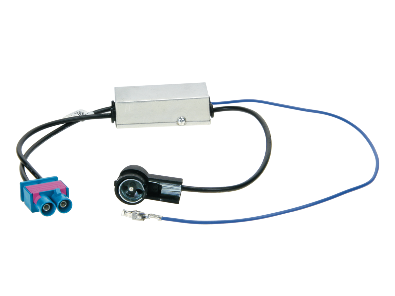 Antennenadapter Fakra(m)(doppelt)>ISO(m) 12V Phantom lose