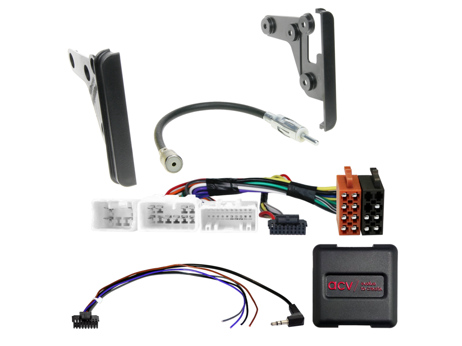 2-DIN Kit Toyota Celica(T23)/RAV4/(XA2)/MR2(W3) LFB/Antenne